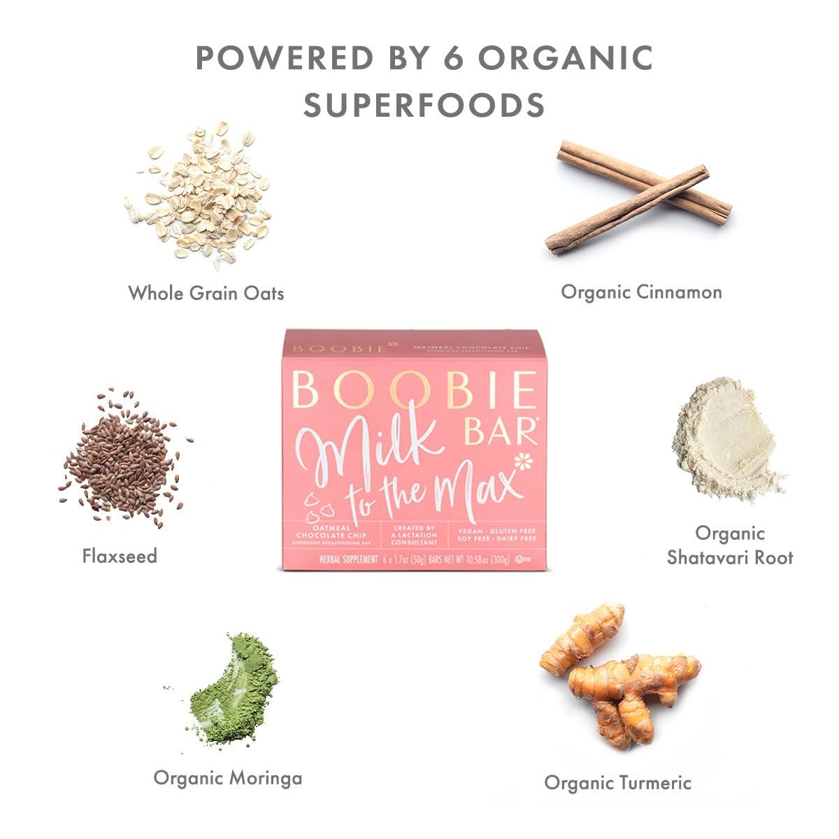 Boobie Bar Superfood Lactation Bars FenugreekFree, GlutenFree