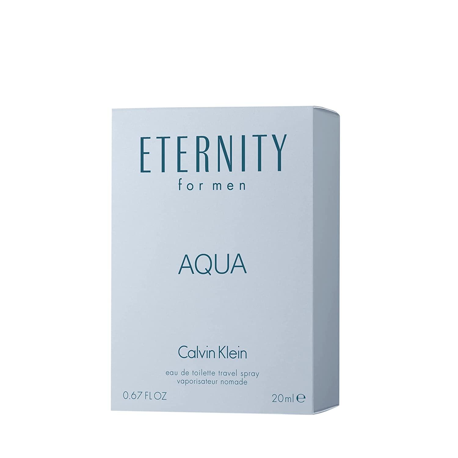Calvin Klein ETERNITY for Men AQUA Calvin Klein Eternity for Men AQUA Eau  de Toilette 0.67 Fl Oz (Pack of 1)