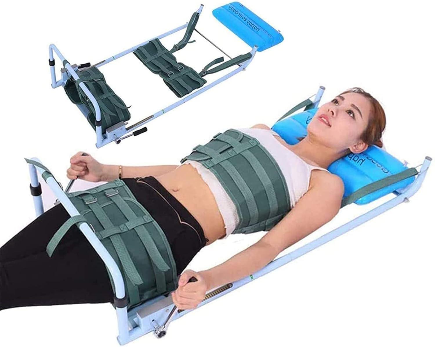 Back Lumbar Traction Device Home Use Cervical Spine Extension