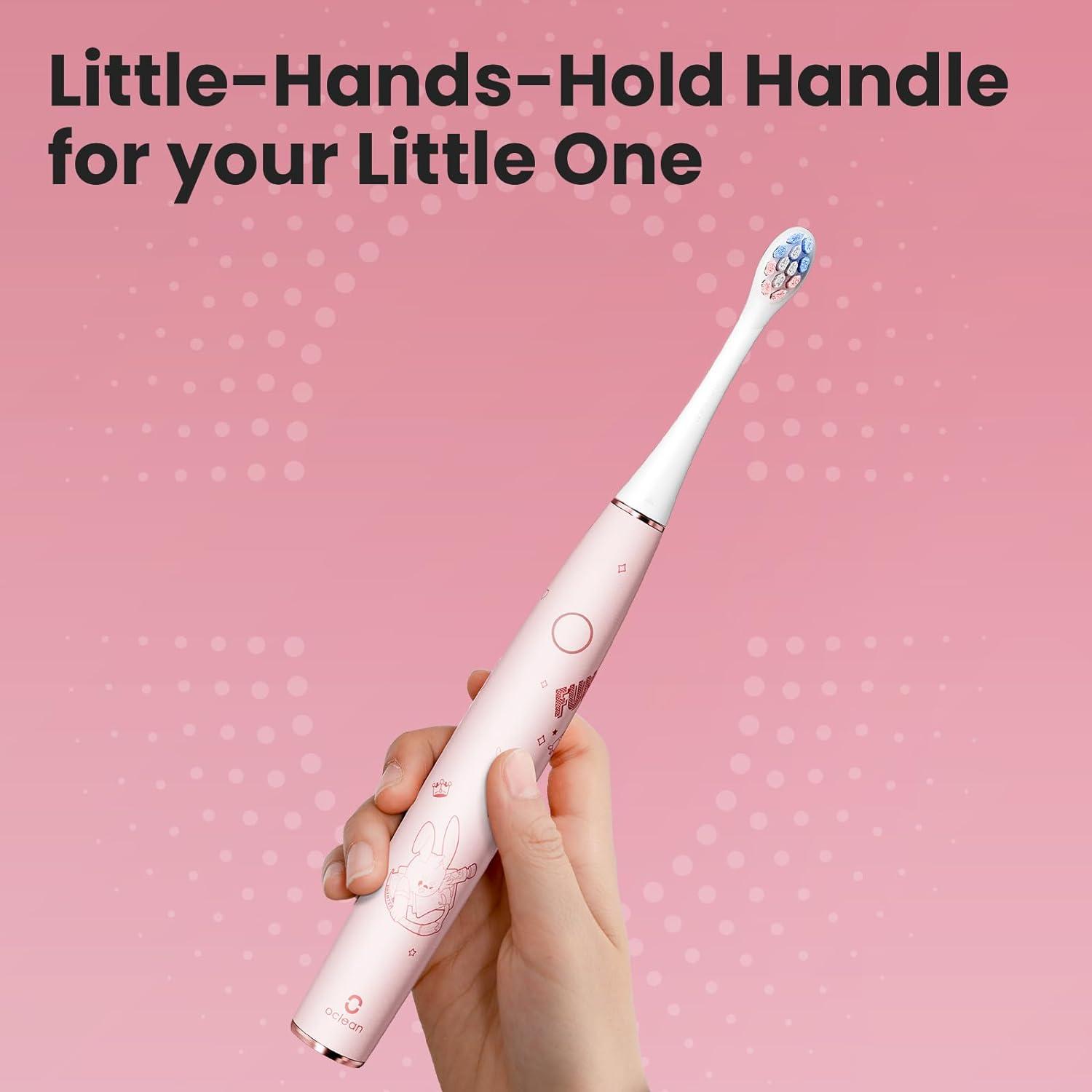 Oclean Kids Electric Toothbrush | Rechargeable, Soft Bristles, Child-Friendly | Ultra Quiet & Smart Timer | IPX7 Waterproof | Ages 6+ (Pink) | Buy Now with Express International Delivery | GoSupps.com Oclean Kids Electric Toothbrush | Rechargeable, Soft Bristles, Child-Friendly | Ultra Quiet & Smart Timer | IPX7 Waterproof | Ages 6+ (Pink) | Buy Now with Express International Delivery | GoSupps.com