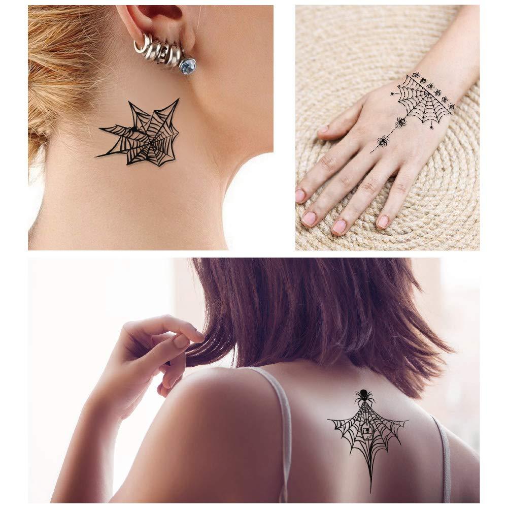 6pcs Halloween Spider Web Face Temporary Tattoo Stickers, Bat Body Art  Decoration For Adults Women Men, Creepy Witch Cosplay Makeup Face Tattoo  Black Friday for Sale Australia| New Collection Online| SHEIN Australia