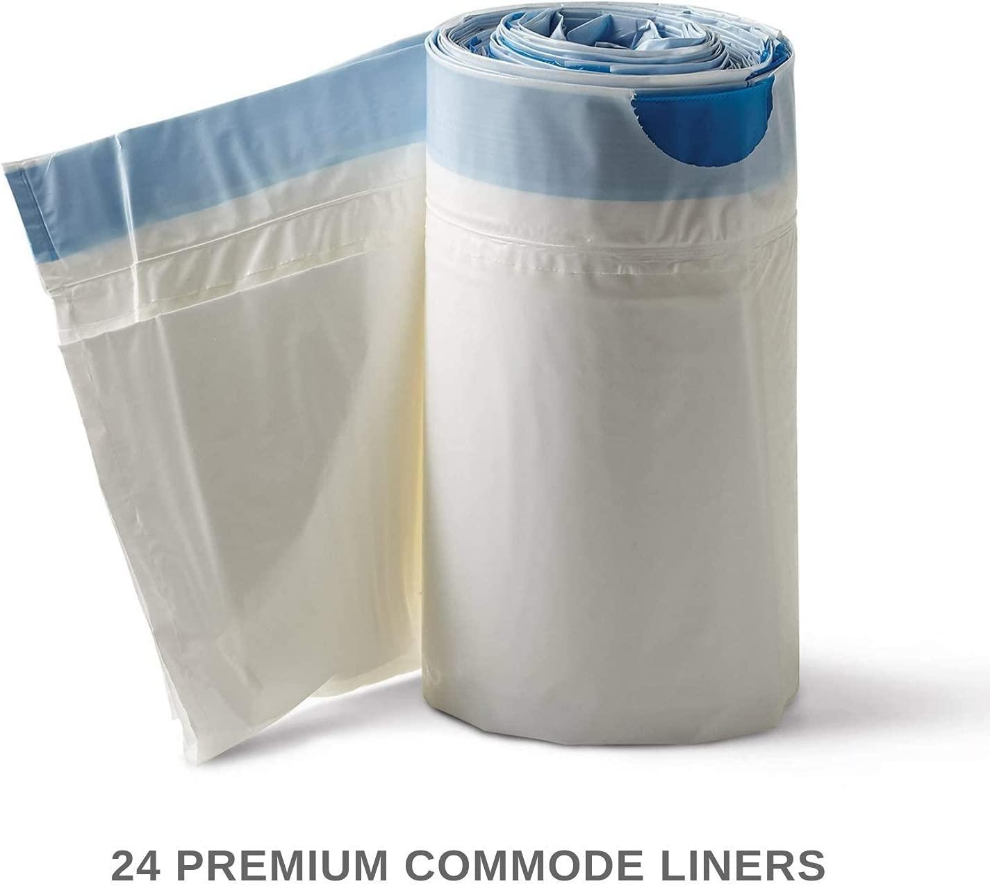 UltraAbsorbent Disposable Commode Liners (20 Fl Oz Absorbency) Extra