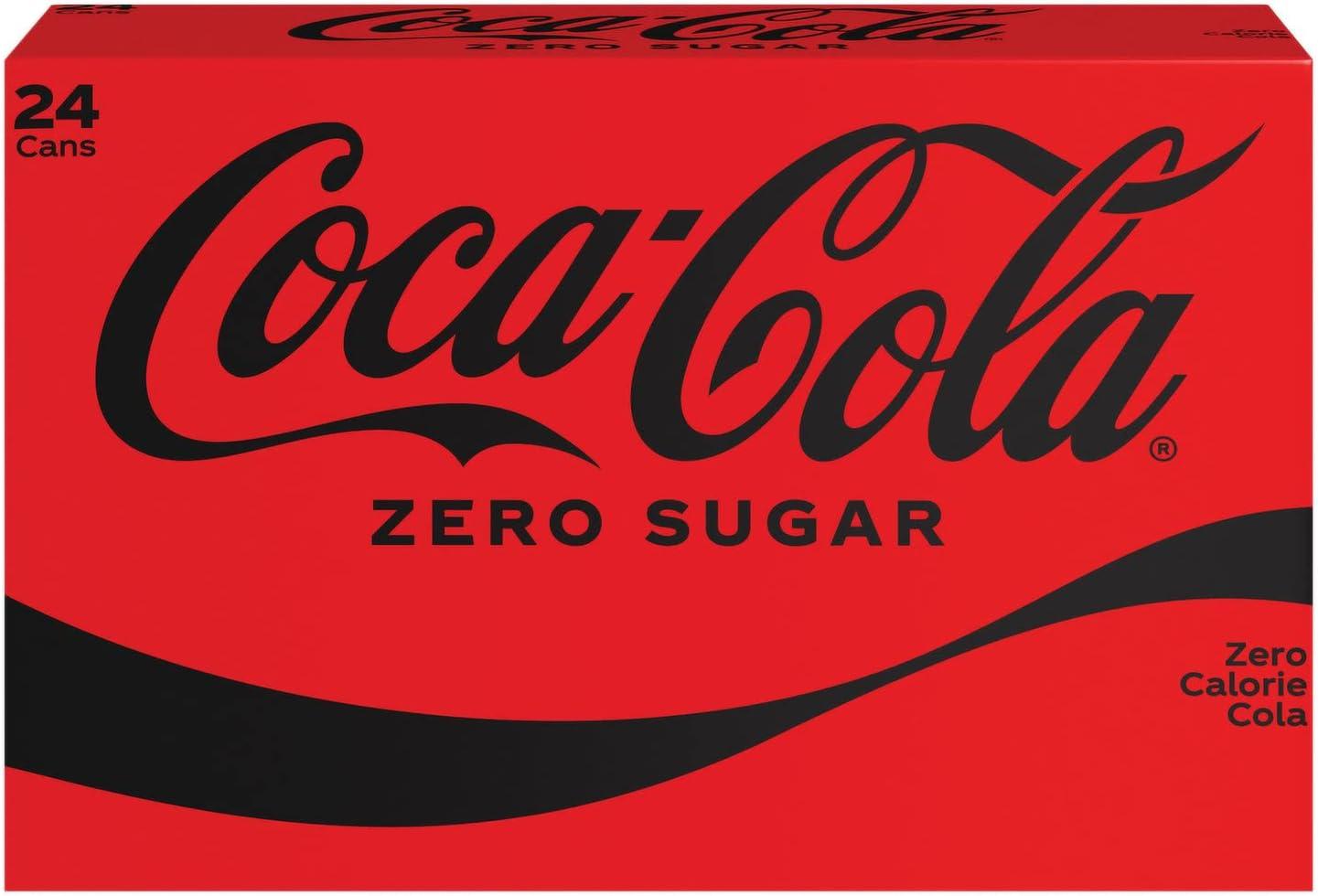 CocaCola Zero Sugar Sparkling Low Calorie Soft Drink Great Coke