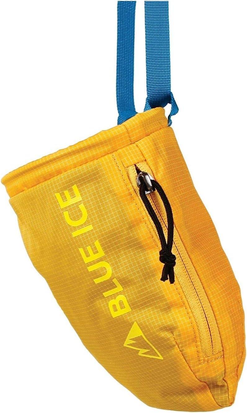 Blue Ice Sender Chalkbag Yellow