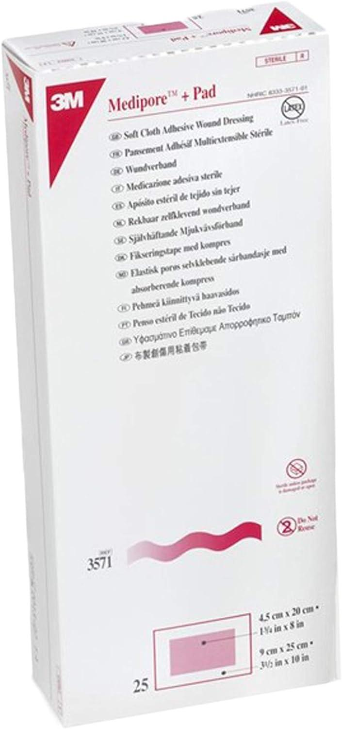 medipore dressing 3M Medipore +Pad Soft Cloth Adhesive Wound Dressings main image 0