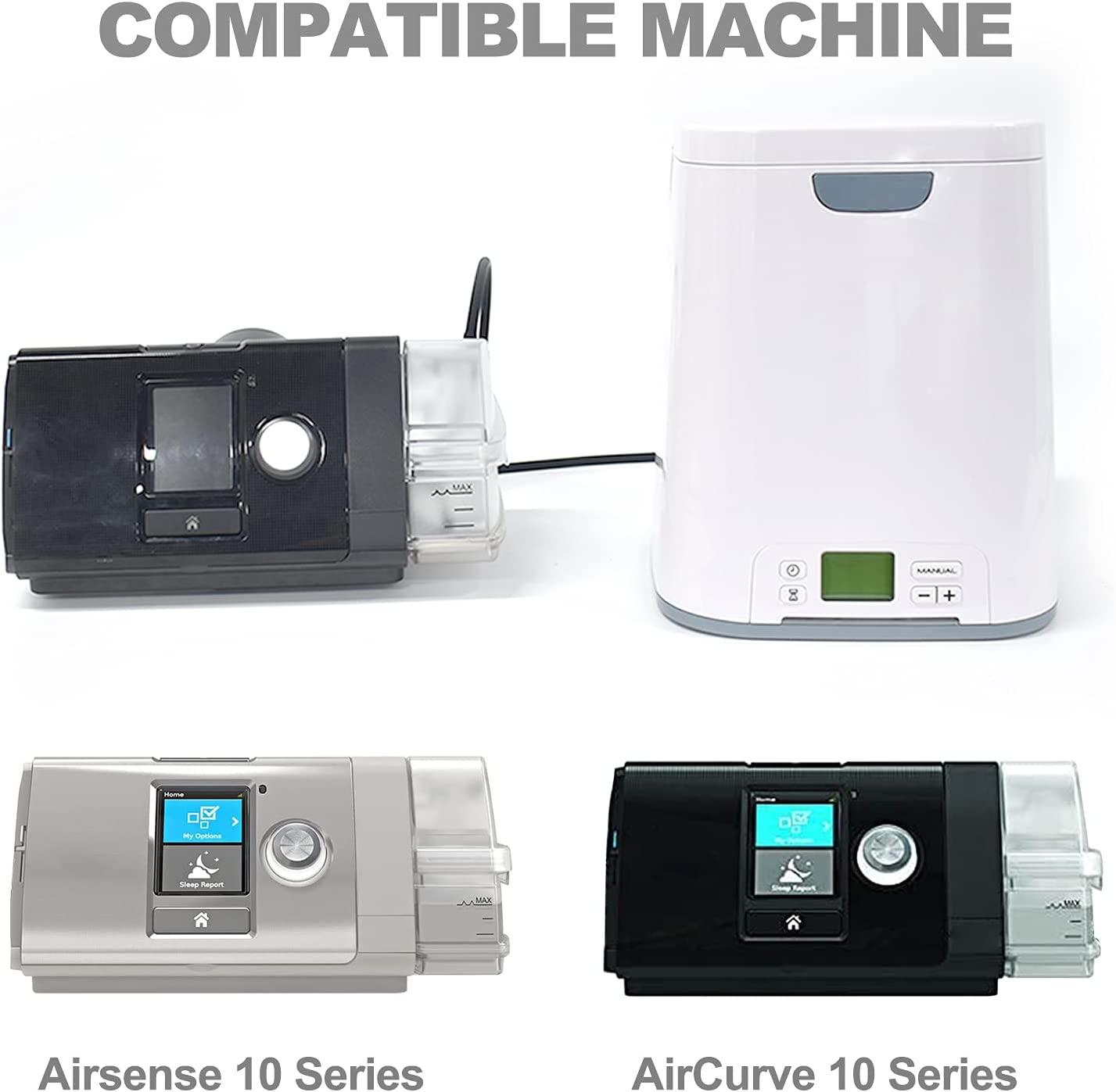 Tubing Adapter for ResMed AirSense 10/AirCurve 10 Series + 2 Silicone Tubing By Medihealer