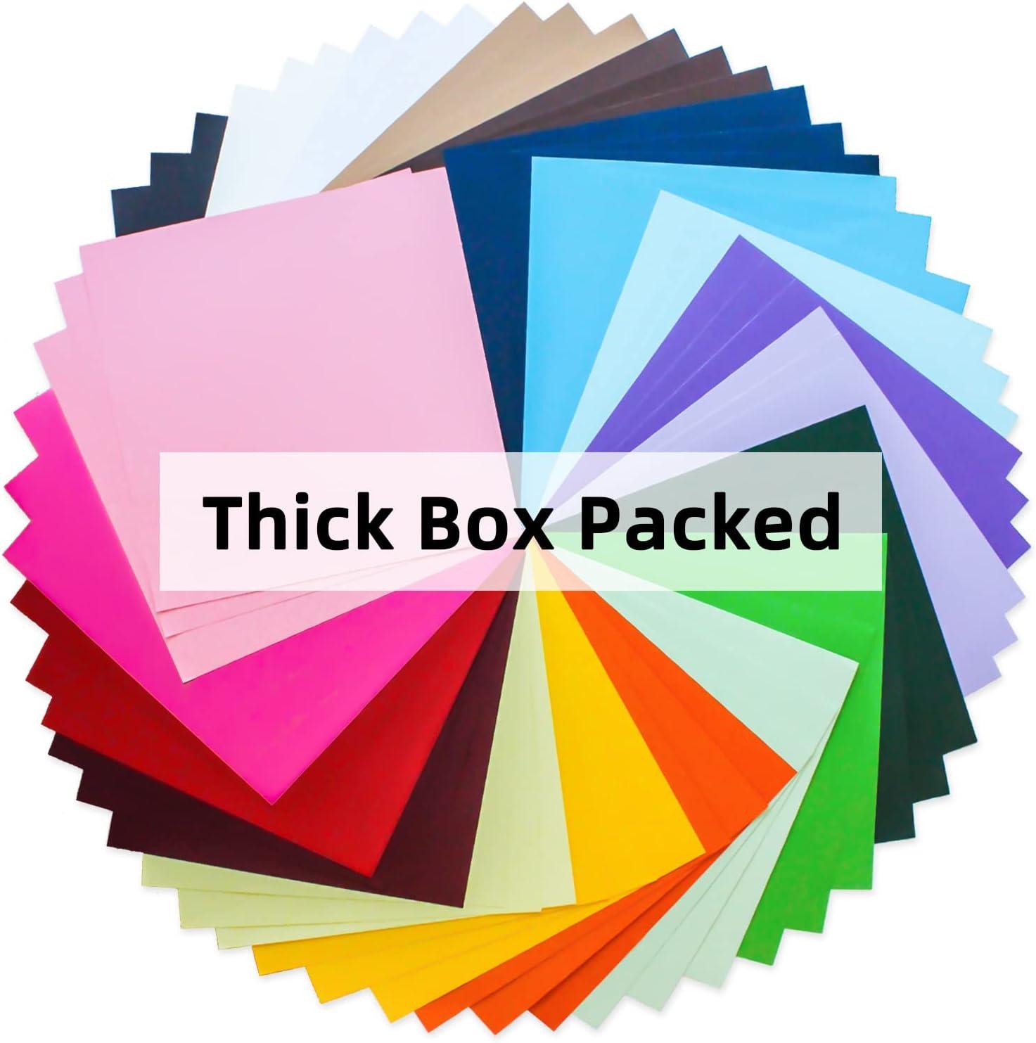 Livholic 60 Sheets Colored Cardstock 12x12 Assorted Color