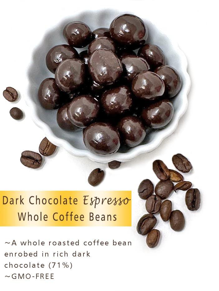 SweetGourmet Dark Chocolate Covered Espresso Coffee Beans 1 Pound