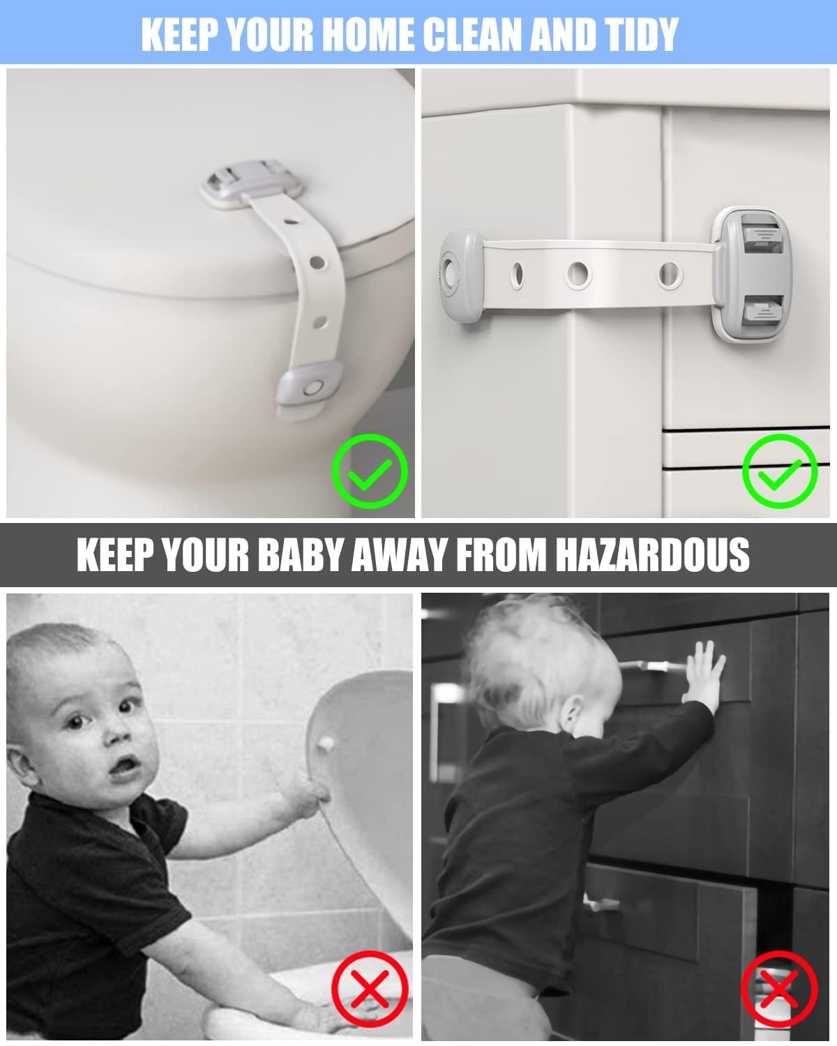 Fridge Locks,Refrigerator Door Lock,Child Proof Safety Cabinet