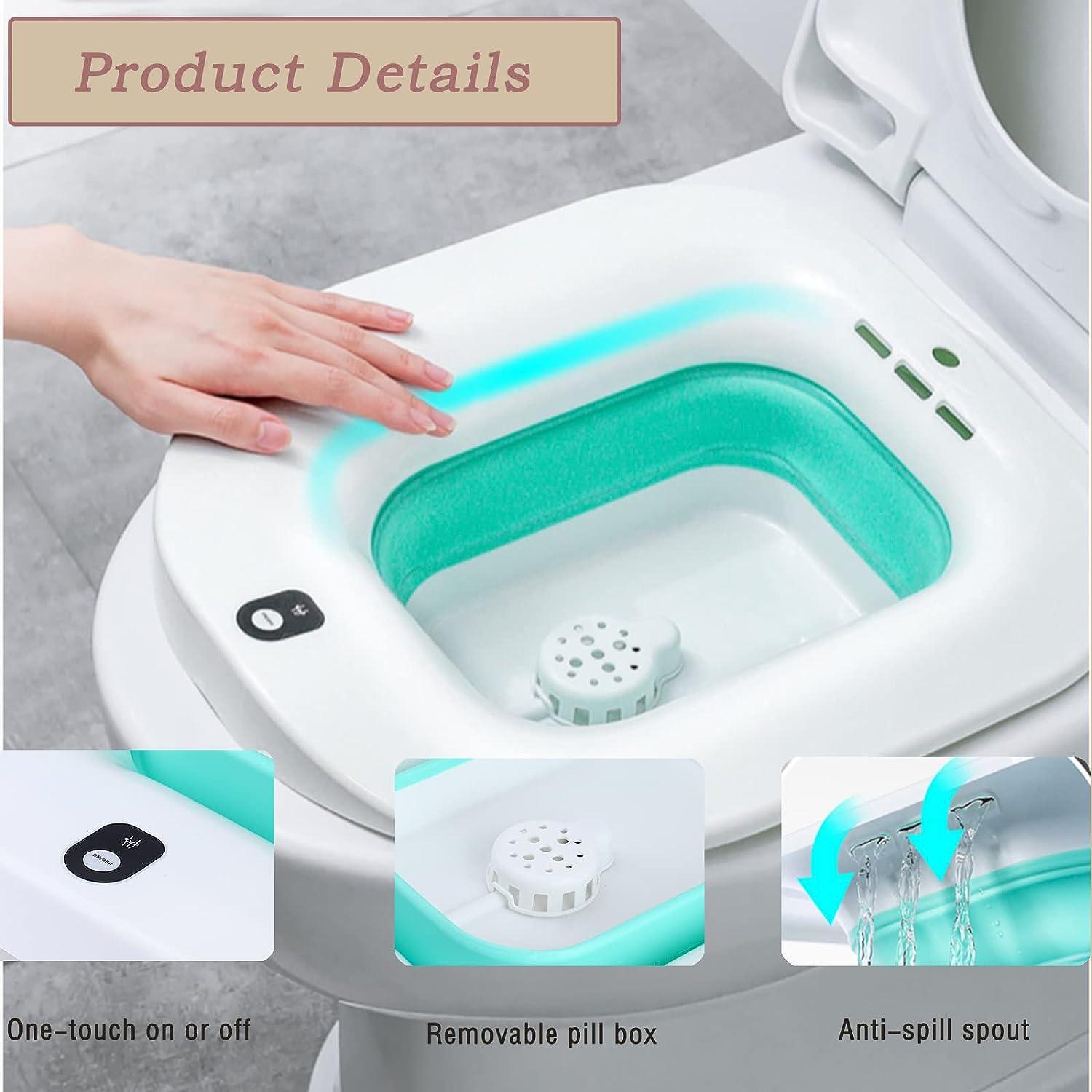 Electric Sitz Bath for Hemorrhoid & Perineum Care Collapsible