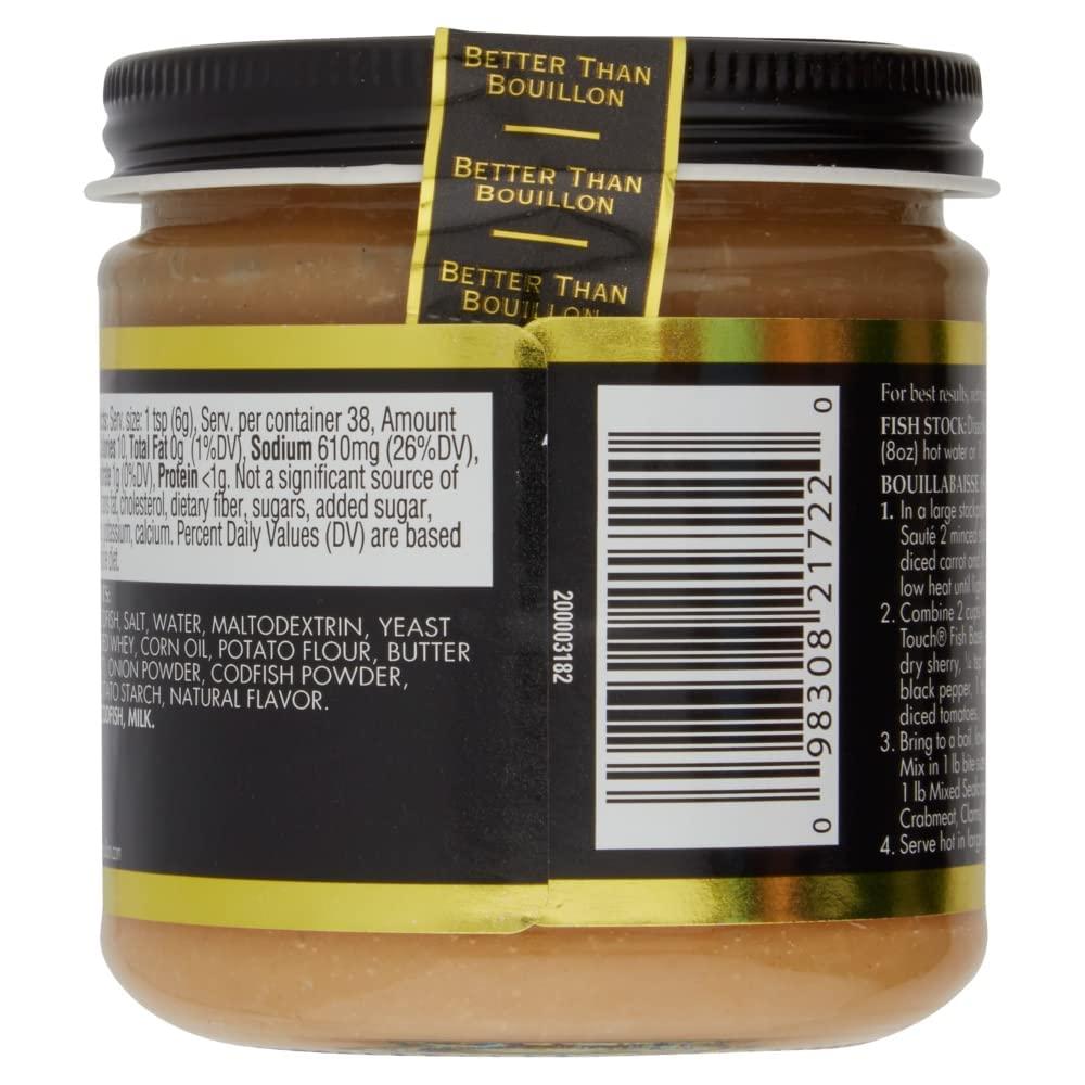 Better Than Bouillon Fish Base, Made from Fish with Fish Stock, Makes 9
