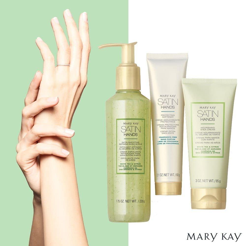 Mary Kay Satin Hands Pampering Set White Tea & Citrus