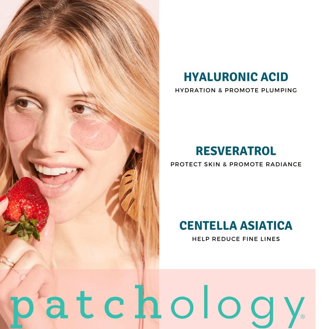 Patchology Serve Chilled Rosé Eye Gels with Hyaluronic Acid Hydrating