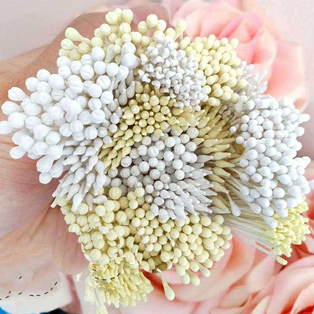KALAIEN Flower Stamens 16 Bundles 1120 Pcs Double Heads Handmade