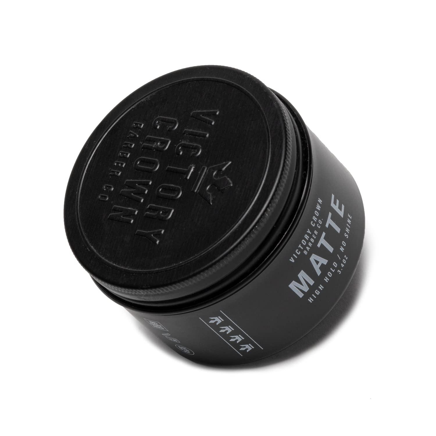 Victory Crown Matte Clay Pomade 3.4oz - High Hold Non-Greasy Hair Clay ...