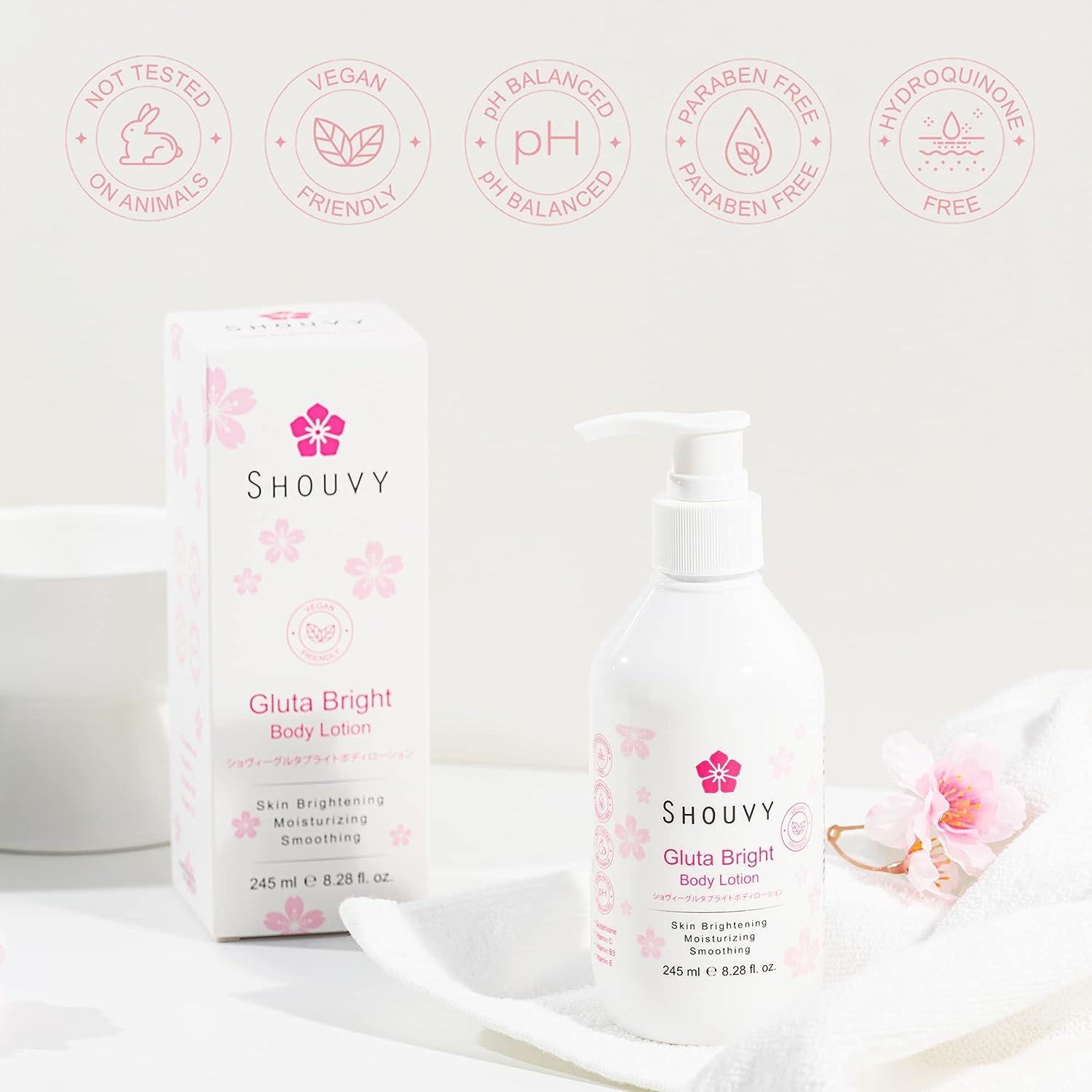 Pure Glutathione Brightening Body Lotion for Dark Spots Smoothing Even