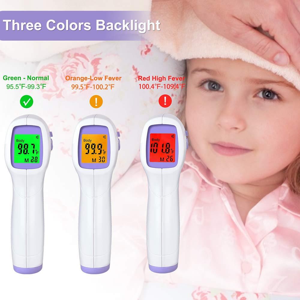 Digital Infrared Thermometer for Adults and Kids Baby Babies Forehead
