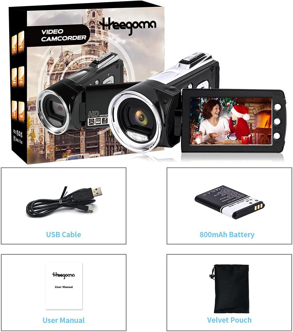 Caméscope Caméra Vidéo FHD 1080P 36MP 30FPS  Vlogging