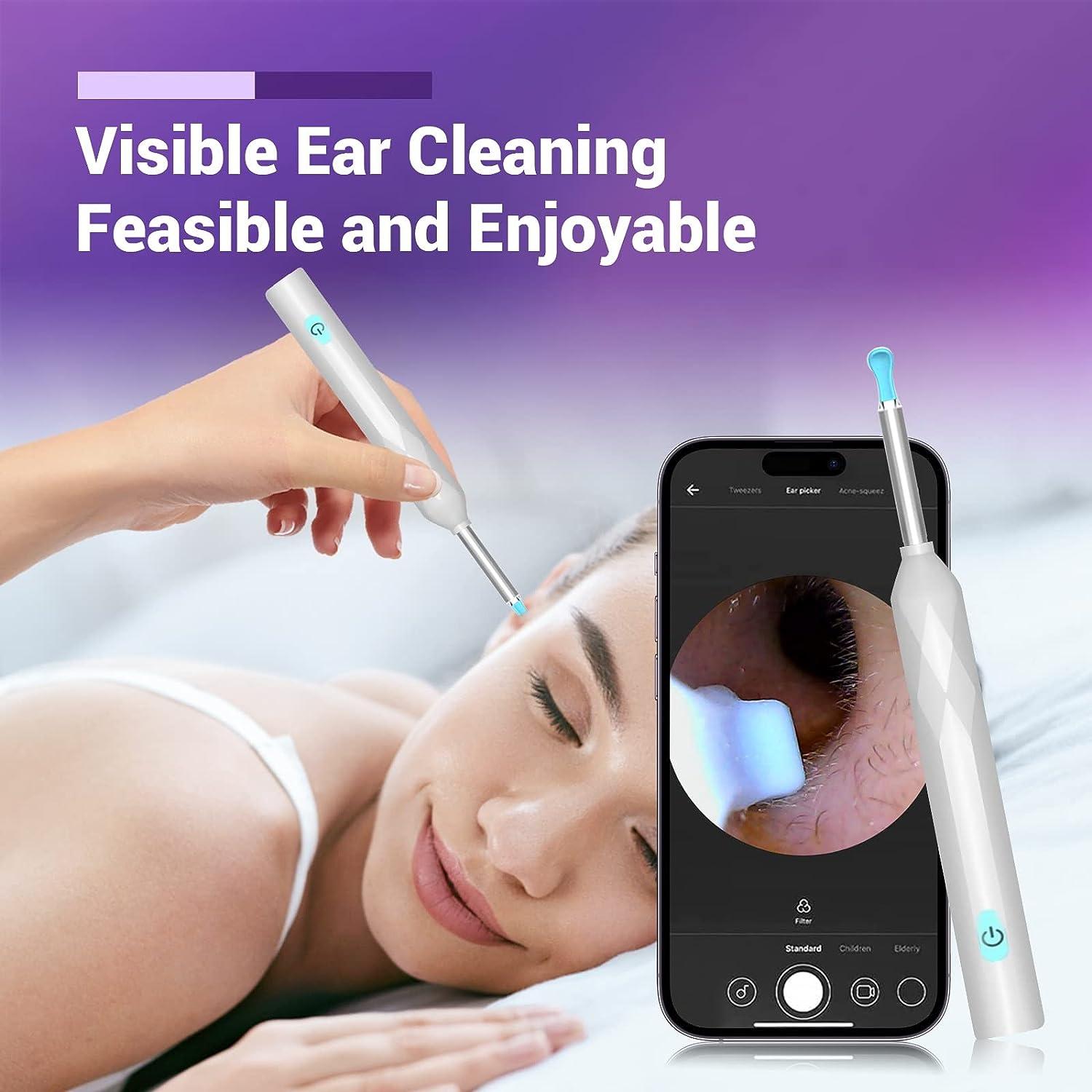 Visual Ear Scoop Picker Ear Wax Removal Tool Cleaner WiFi with Camera Set  Visibl