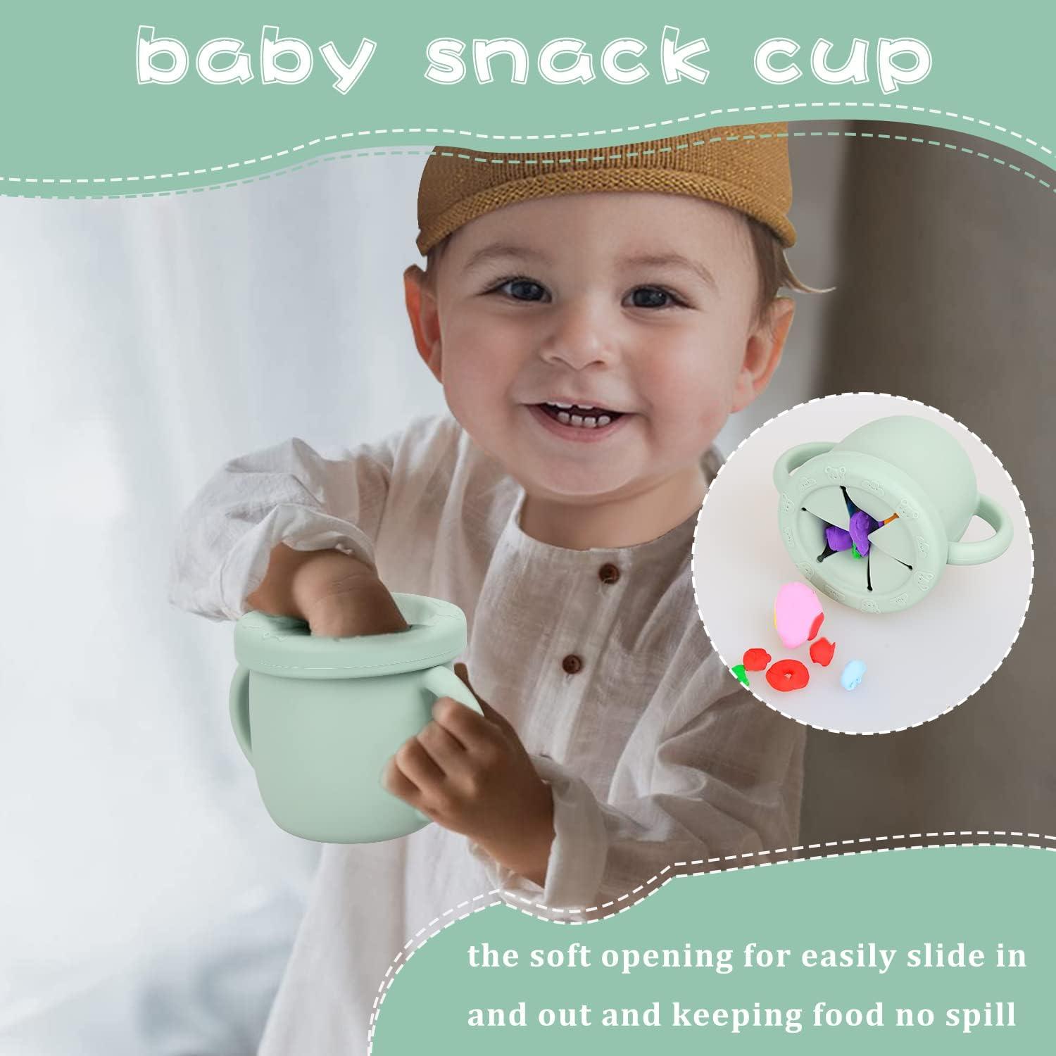 Toddler Kids Foldable Snack Cup Drinking Cup - Baby Food Grade