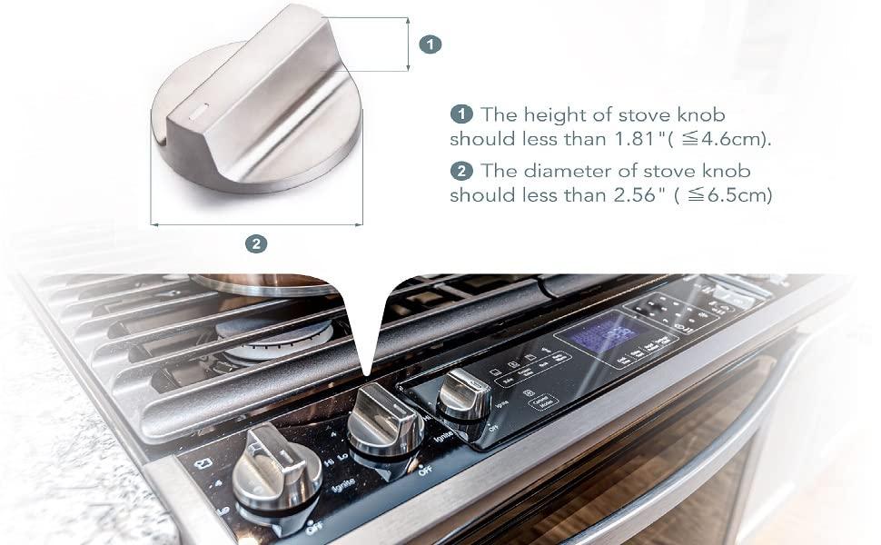 Moonybaby Stove & Oven Knob Covers for Children Safety and Pet Proofing