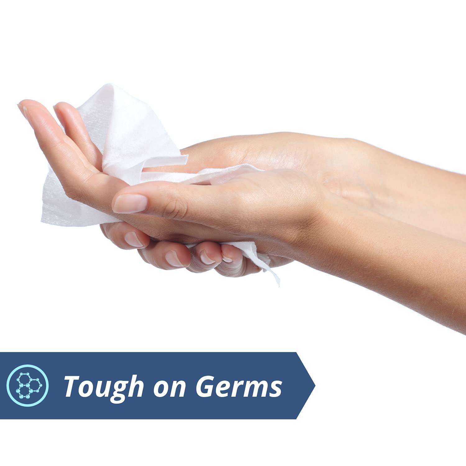 Antibacterial Hand & Body Sanitizing Large Bathing Wipes Alcohol Free