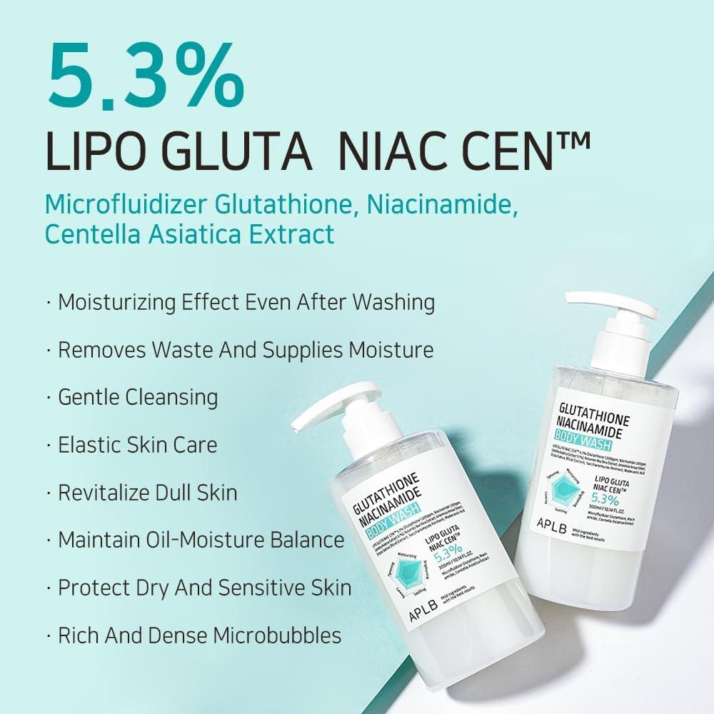 aplb glutathione niacinamide facial cleanser ingredients Glutathione Niacinamide, Facial Cleanser, 2.71 fl oz (80 ml) main image 1
