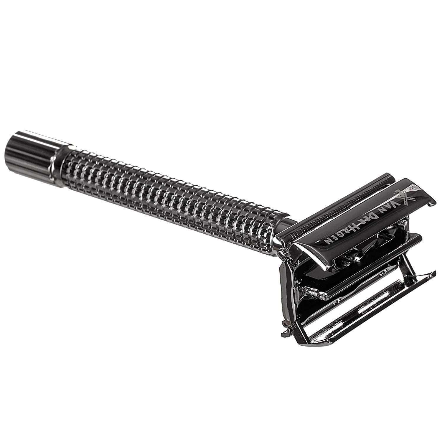 Van Der Hagen Safety Razor Kit 110MM Gun Metal