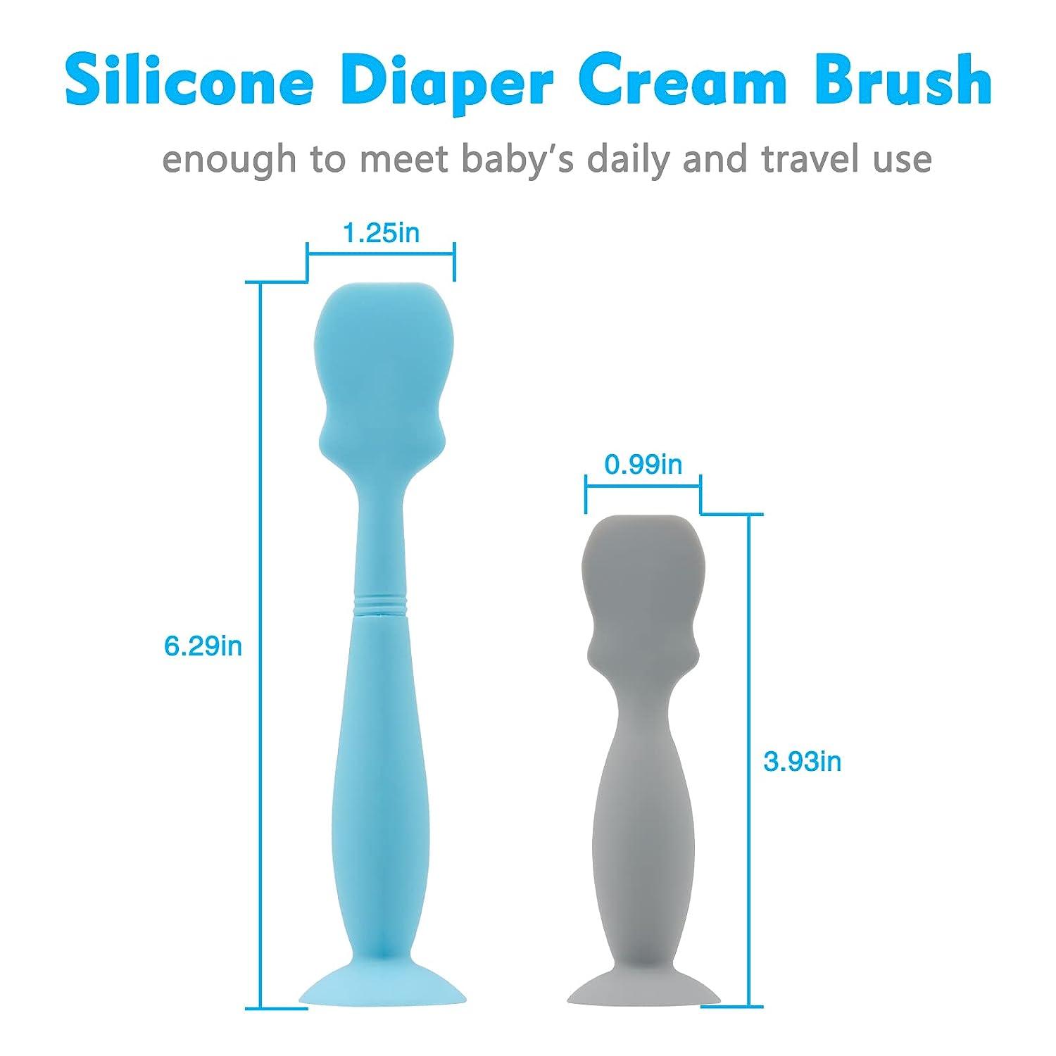 Baby Diaper Cream Brush Silicone Diaper Cream Spatula Baby Butt Cream