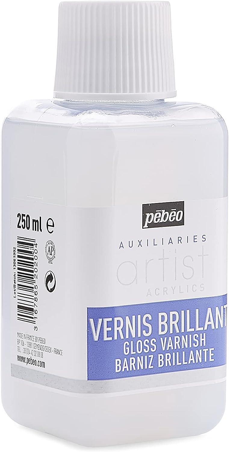 PEBEO Artist Acrylics Auxiliaries Gloss Varnish, 250Milliliter