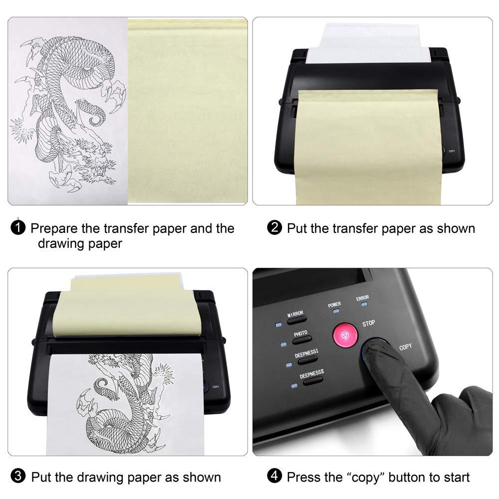 Tattoo Thermal Printer Machine Tattoo Stencil Maker Transfer