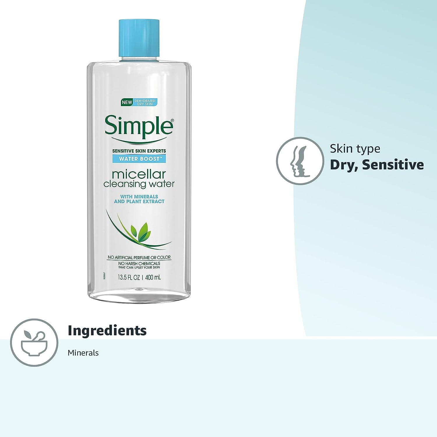 Simple micellar water 13.5 oz hot sale