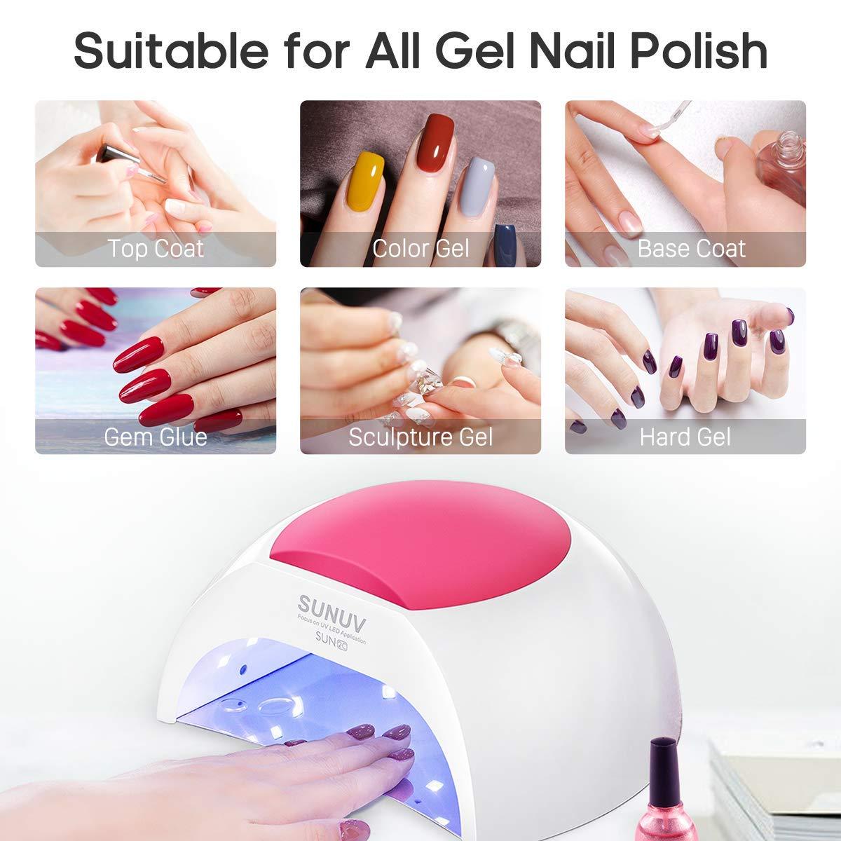 TOUCHBeauty Portable Nail Dryer with Air 1 Led Nail Lamp Small Size Safe  use for Kids Teen Drying Regular Nail Polishes TB-2130