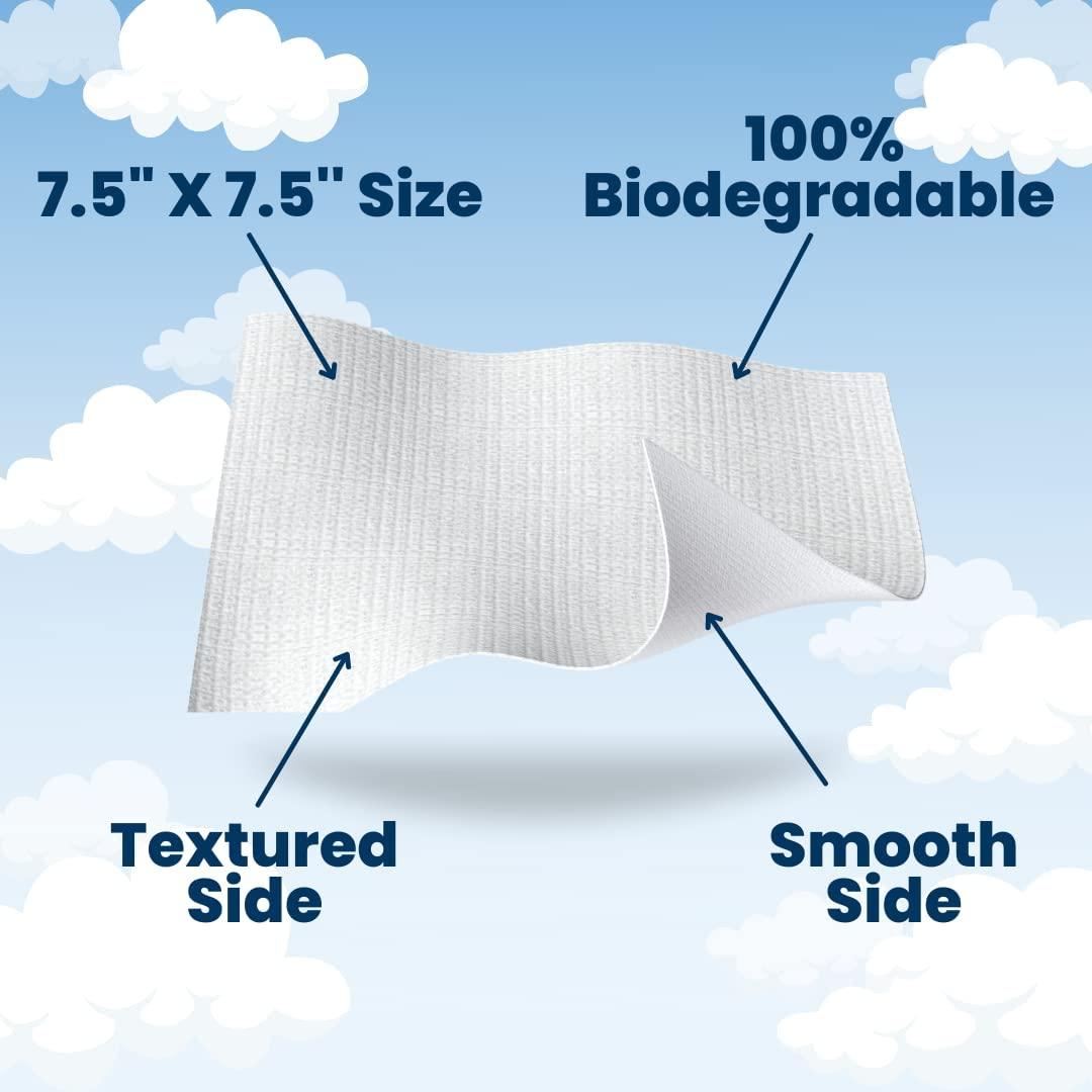 Clean Skin Club Biodegradable Face Towels Vegan, Dermatology Approved