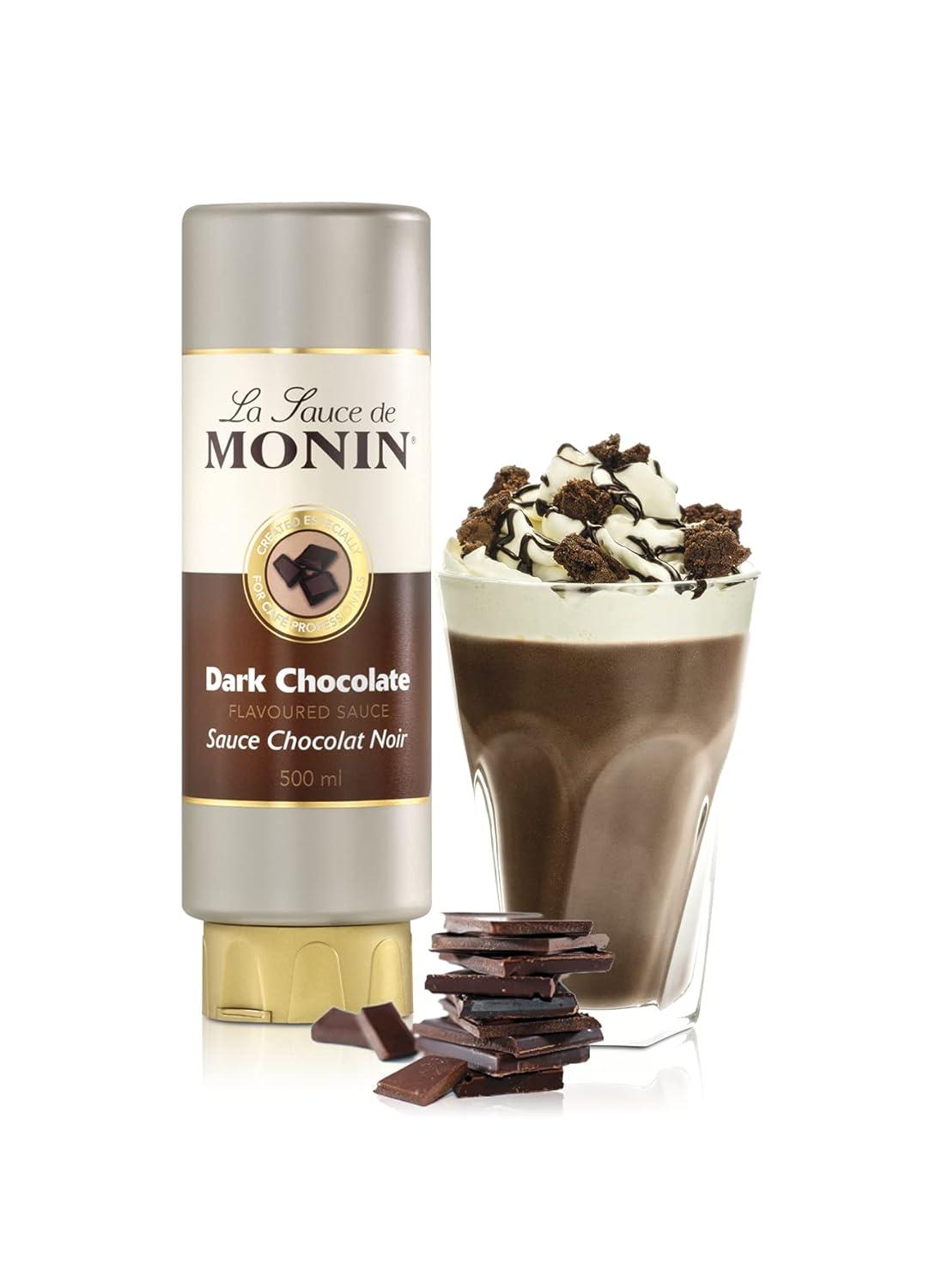 MONIN Dark Chocolate Sauce 500ml | Discount Cream