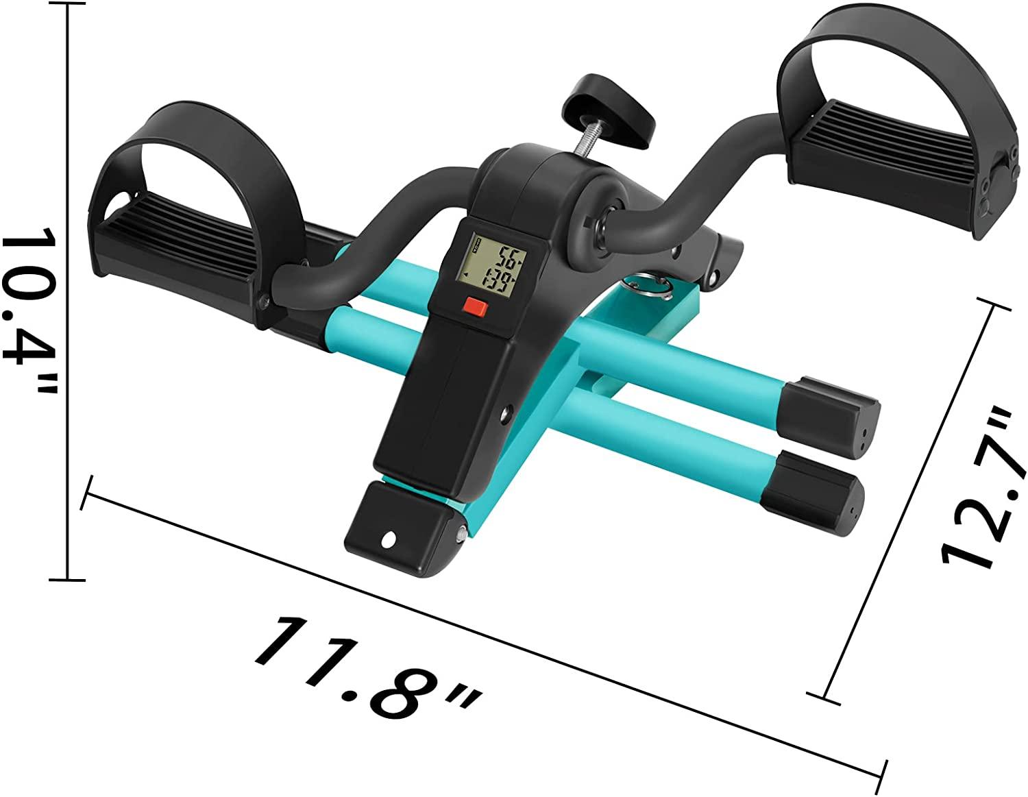 Uten Folding Pedal Exerciser Mini Exercise Bike Portable Foot Peddler