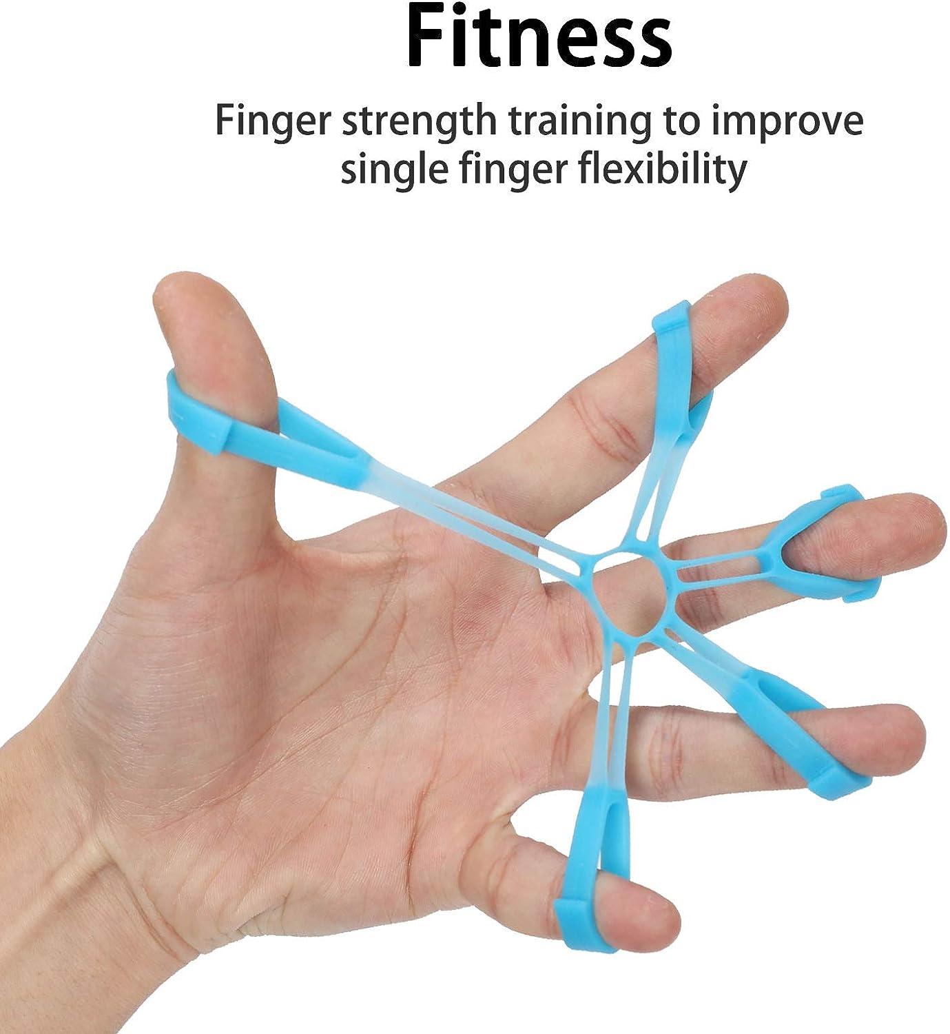 Fanwer Finger Strengthener & Finger Stretcher Hand Extensor Exerciser Set for Arthritis Carpal