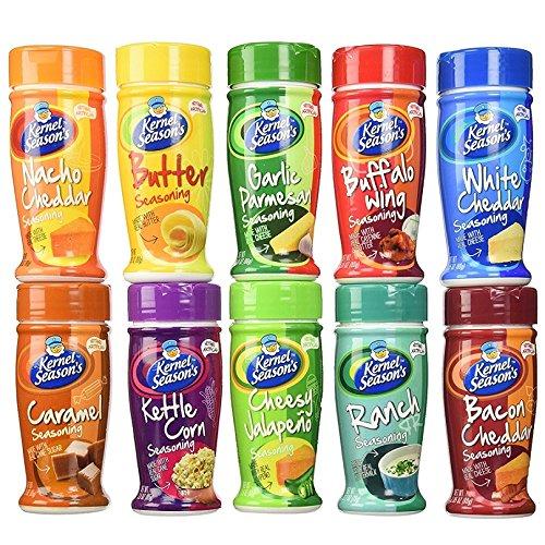 Kernel Season's Popcorn Seasoning Large Sampler Pack 2.7oz Container