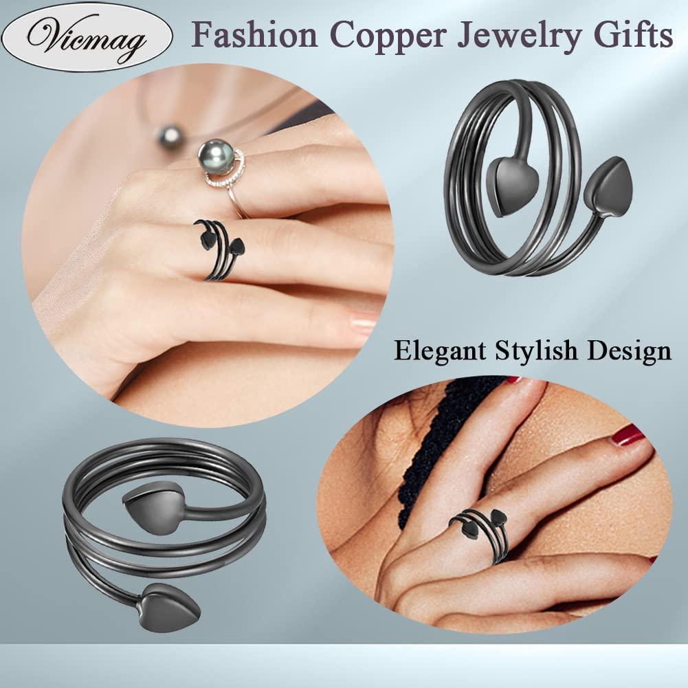 BioMag Magnetic Therapy Rings for Pain Relief, Pure Copper Ring for Me –  MagEnergy