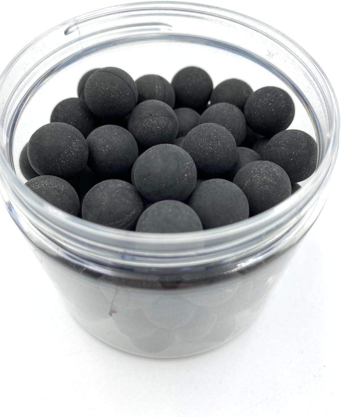 100x Premium Quality Hard Mix Rubber Steel Balls Paintballs Reballs Powerballs in 50 Cal. for