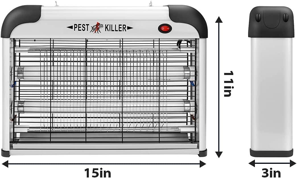 2800V Electric Bug Zapper with 20W Blue Light | Powerful Mosquito ...
