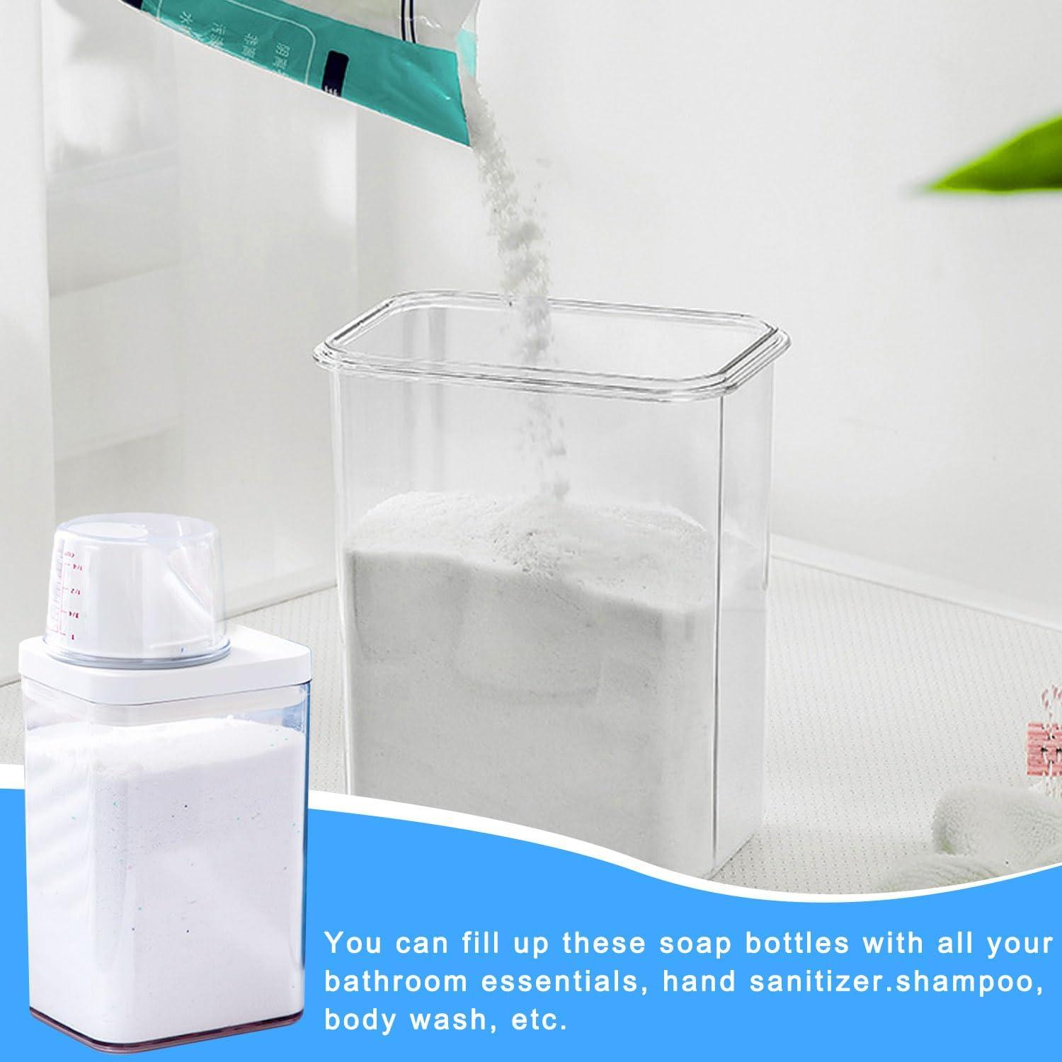 Liquid Detergent Dispenser 1100 ml Detergent Dispenser Detergent Box for Powder with Measuring