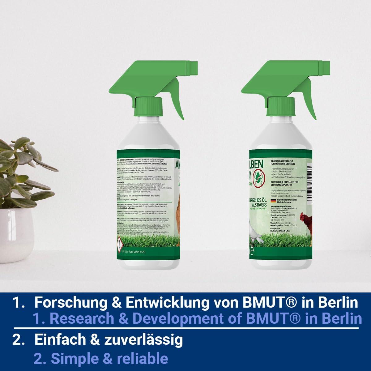 500ml Mite Spray for Chickens Poultry & Birds - Immediate & Long-Term ...