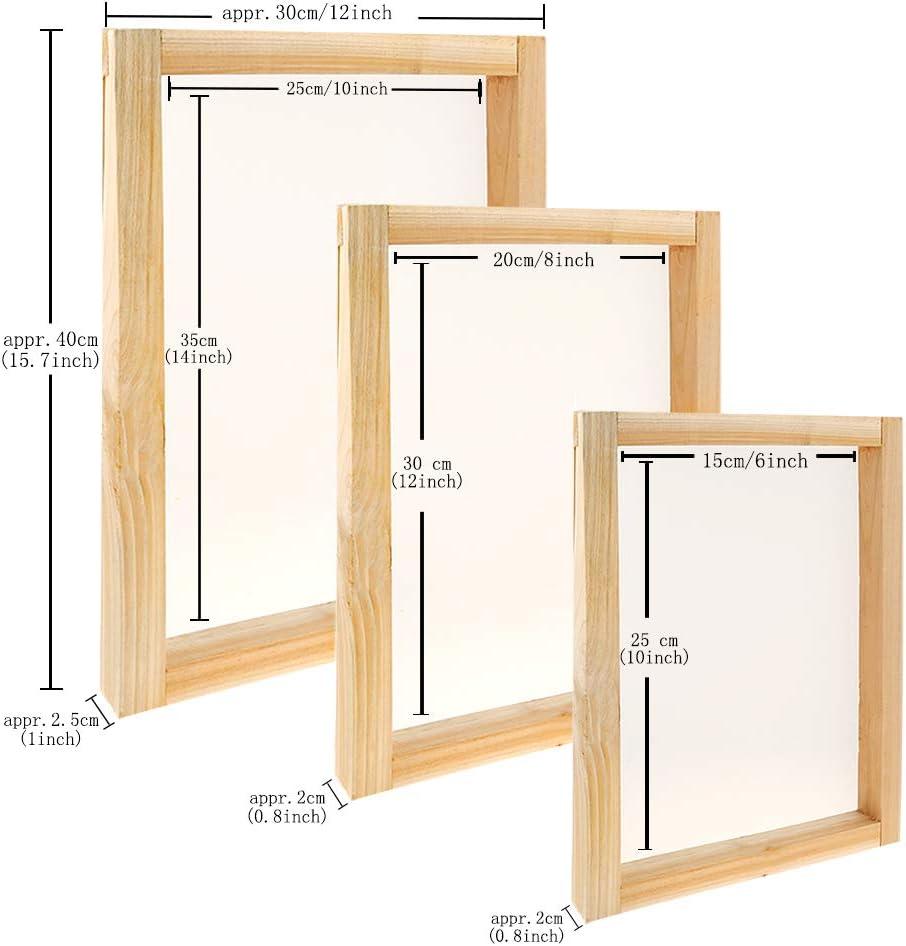 Caydo 23 Pieces Screen Printing Starter kit Include 3 Different Size of