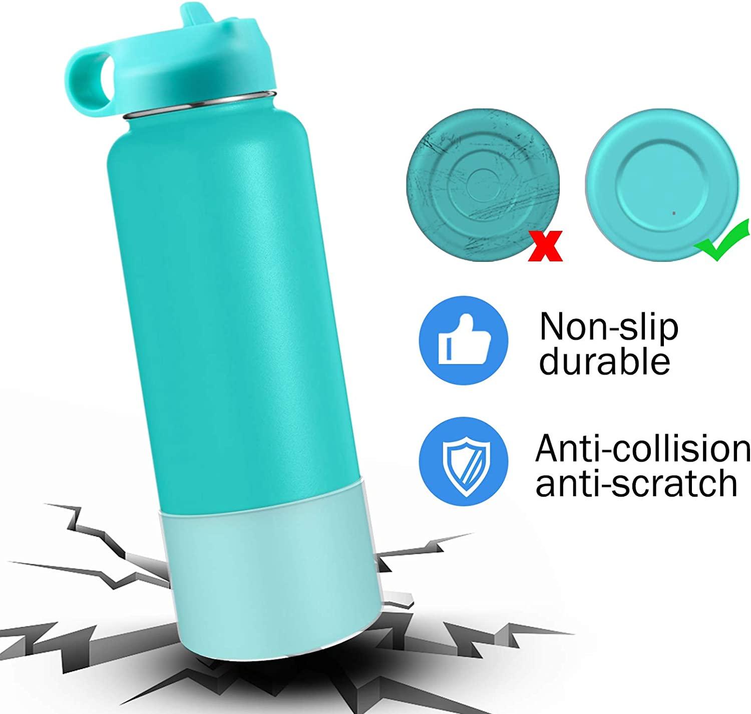 Protective Silicone Bottom Sleeve, 12oz-40oz. Fits All Vacuum Insulated  Stainless Steel Water Bottle…See more Protective Silicone Bottom Sleeve