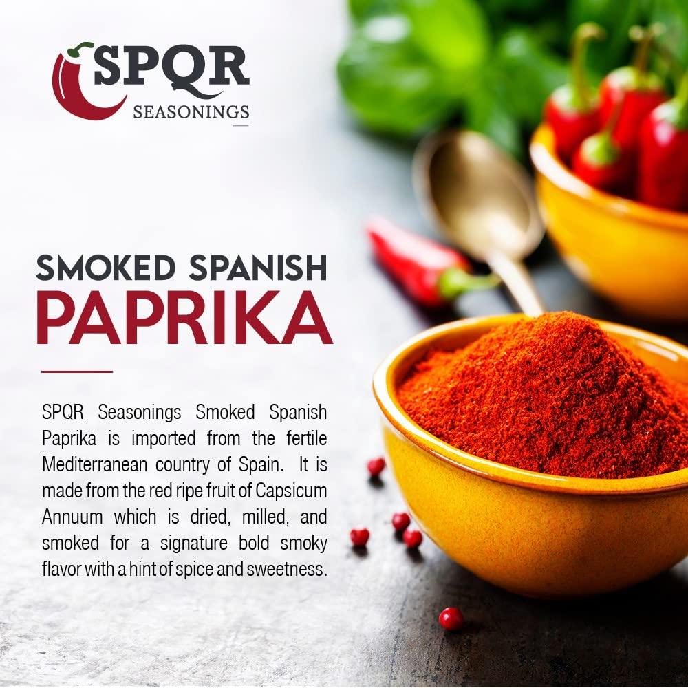 Smoked Spanish Paprika XL 7 Ounce Jar Gourmet Restaurant Grade Bold