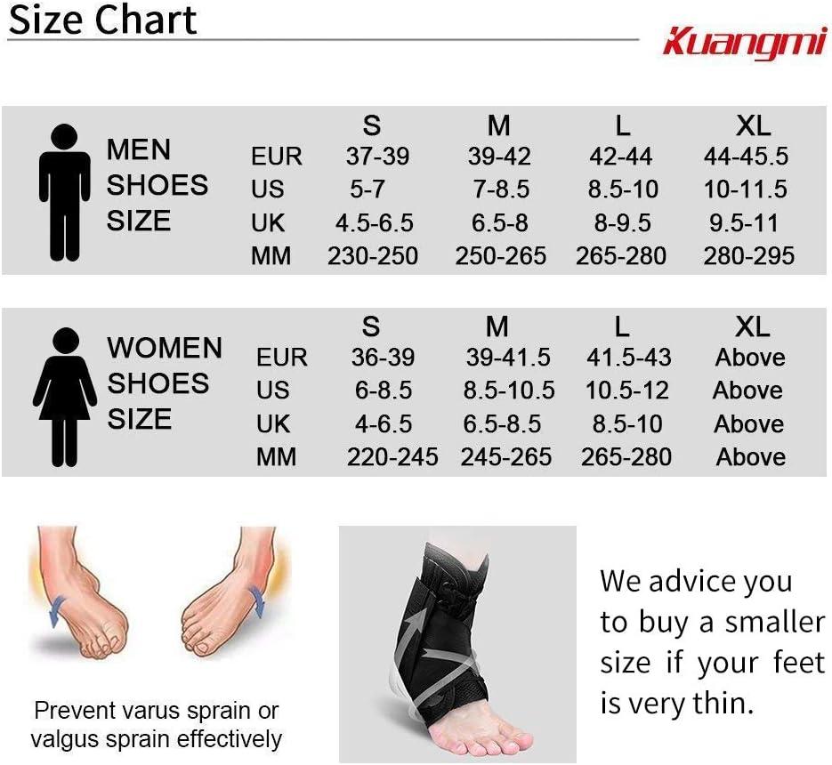Kuangmi Ankle Brace Lace-up With Side Stabilizers Support Auxiliary Fixing Belt - View #3