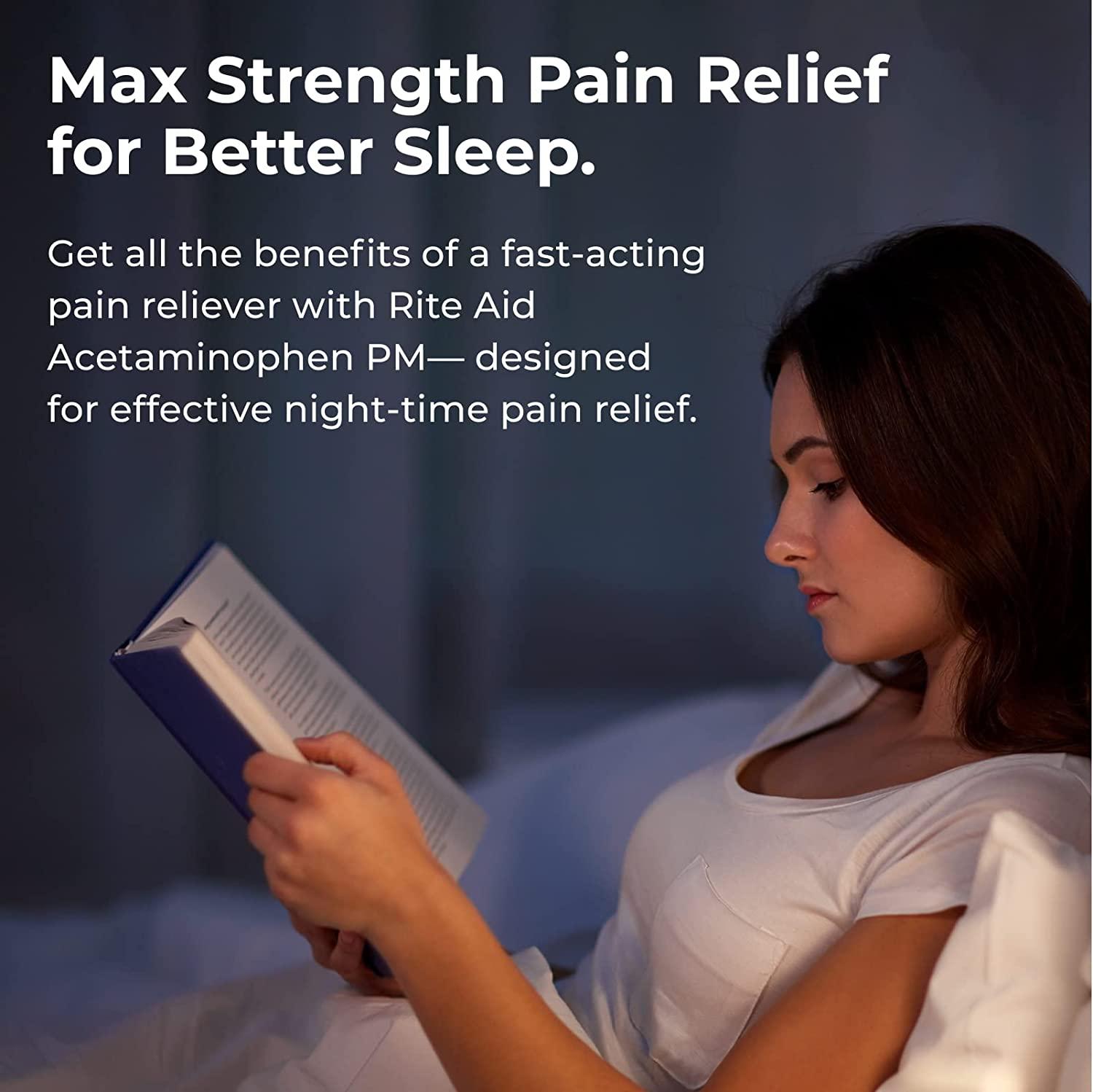 Rite Aid Acetaminophen PM Caplets 300 Caplets Sleep Aid & Pain