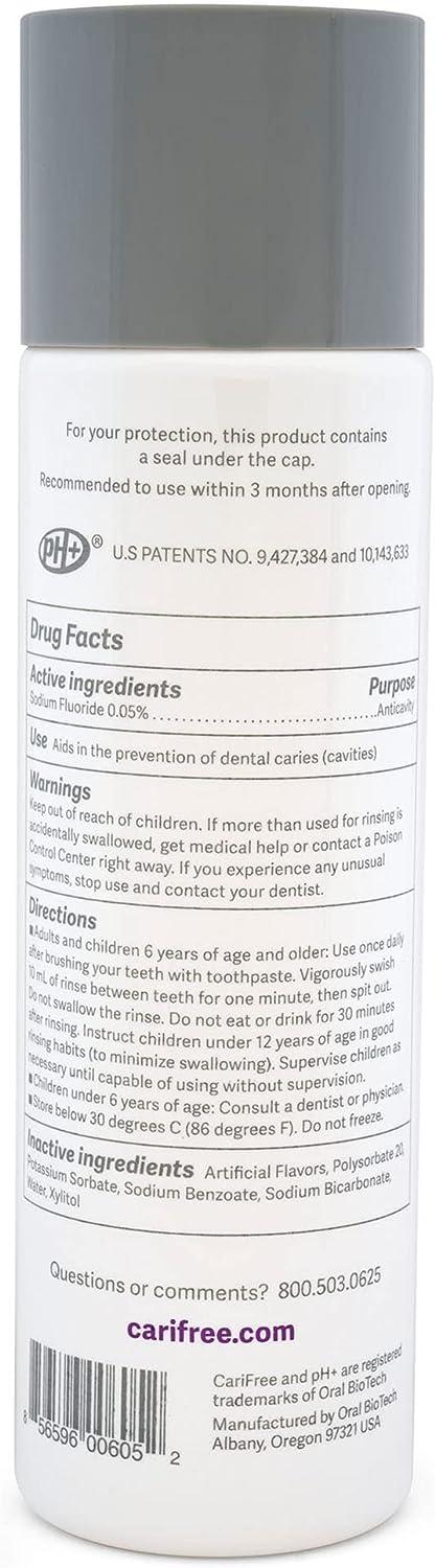 Buy CariFree Maintenance Rinse (Grape): Fluoride Mouthwash, Dentist  Recommended Anti-Cavity Oral Care, Xylitol, Neutralizes pH, Freshen  Breath, Cavity Prevention