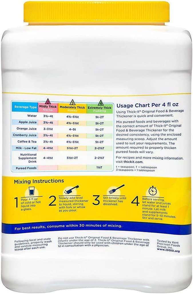 Thick It Food Thickener 36oz Case of 6 Bulk Pack for Thickening